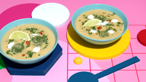 Sopa de Frango e Côco | Comer Bem