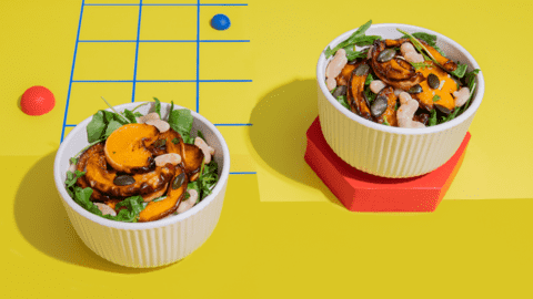 Salada de Abóbora e Feijão Branco | Receitas Dia-a-dia