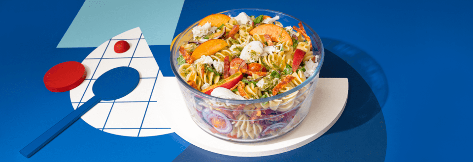 Salada de Massa com Vinagrete de Pesto | Receitas do Mundo: Italiamo